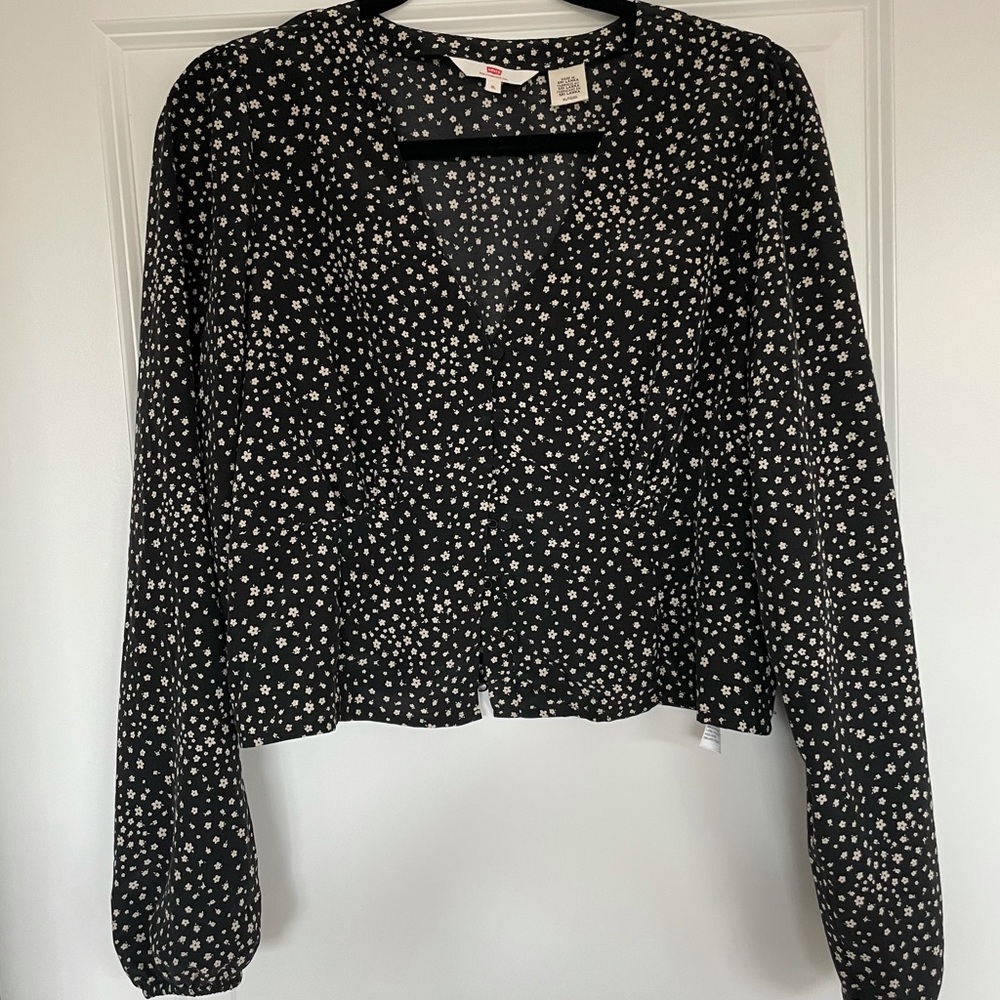 Levi’s Floral Long Sleeve Top XL